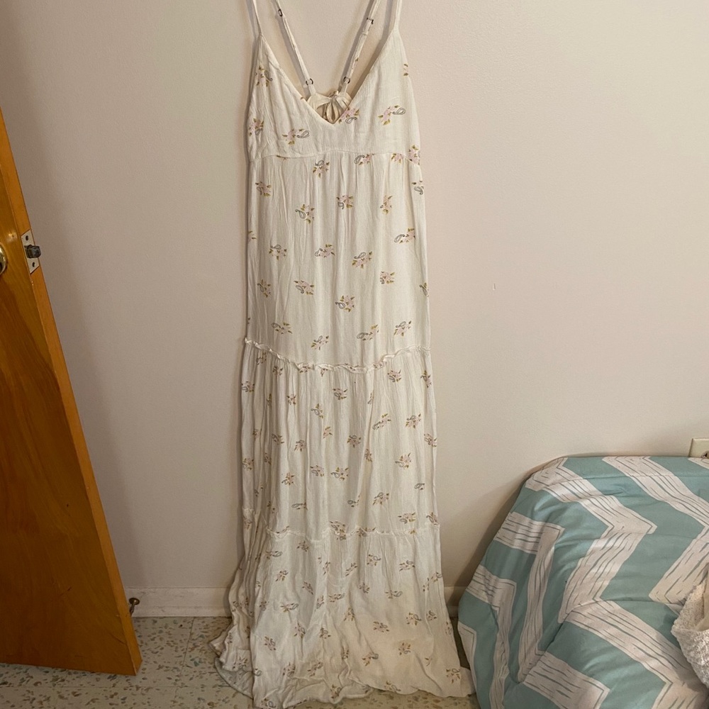 Billabong Long Dress with Tie Back